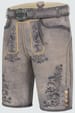 Lederhose Juan mit Gürtel