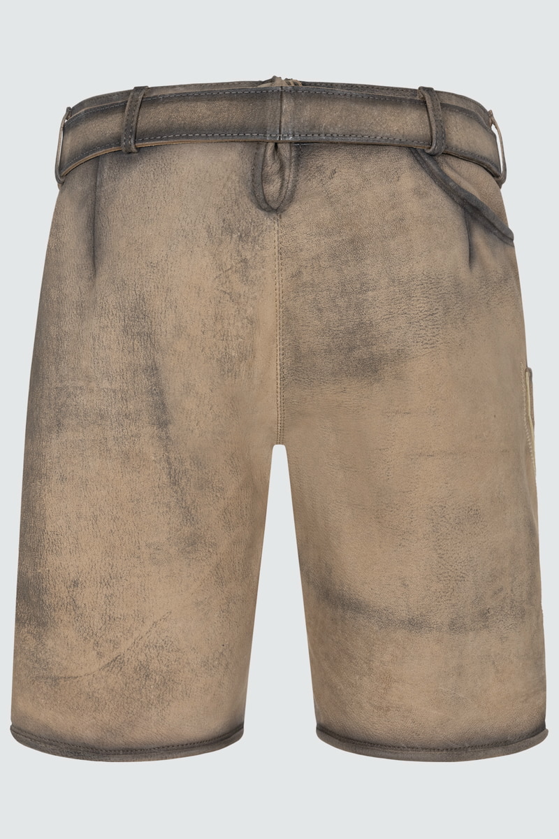 Lederhose Lucian mit Gürtel