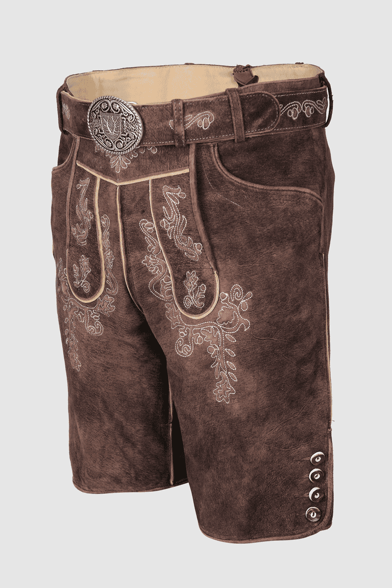 Lederhose Taro mit Gürtel