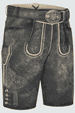 Lederhose Kieran mit Gürtel