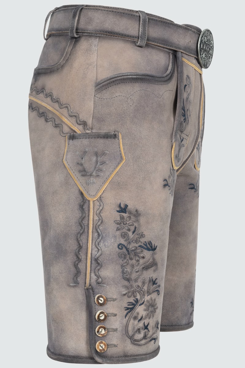 Lederhose Juan mit Gürtel