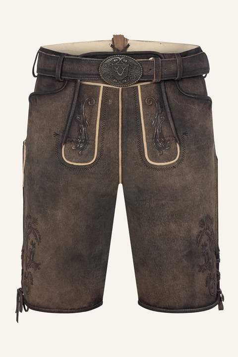 Lederhose Raul mit Gürtel