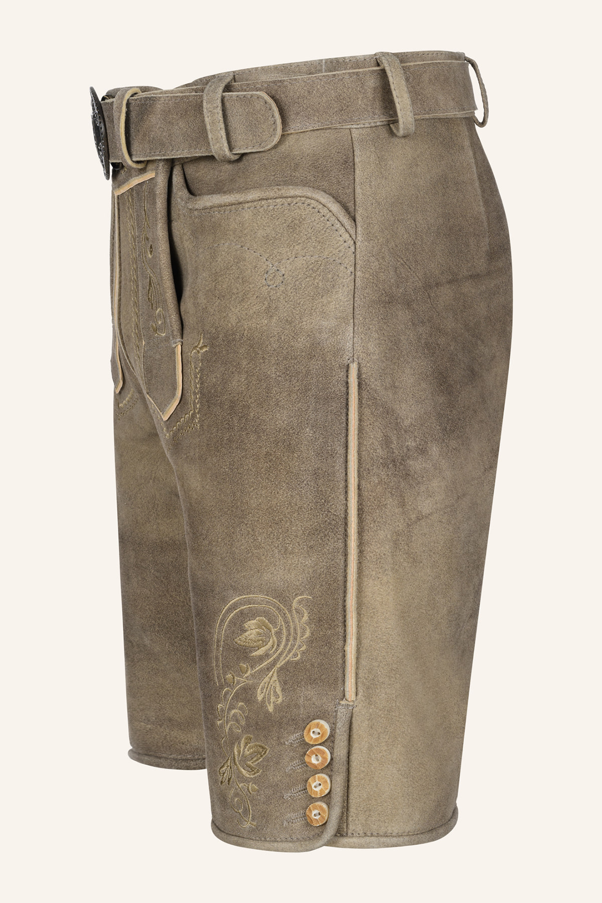 Lederhose Iwan mit Gürtel