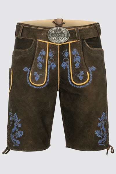 Lederhose Roland mit Gürtel