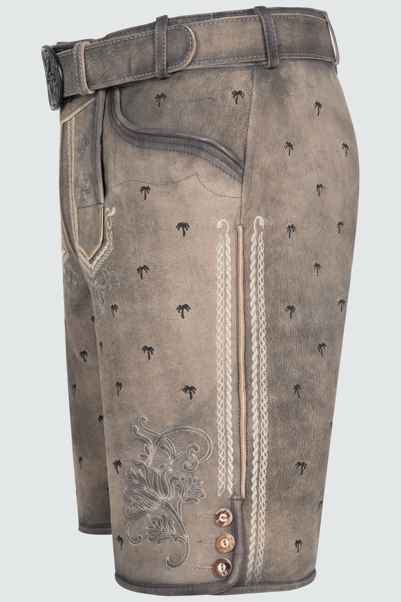 Lederhose Benni mit Gürtel