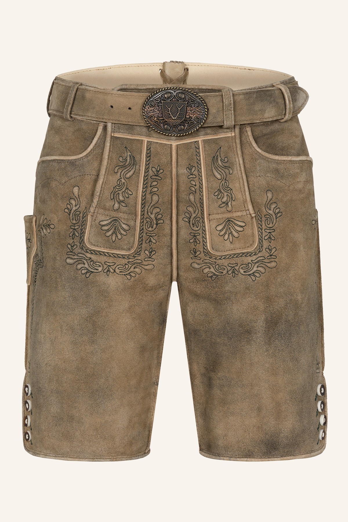 Lederhose Karim with belt