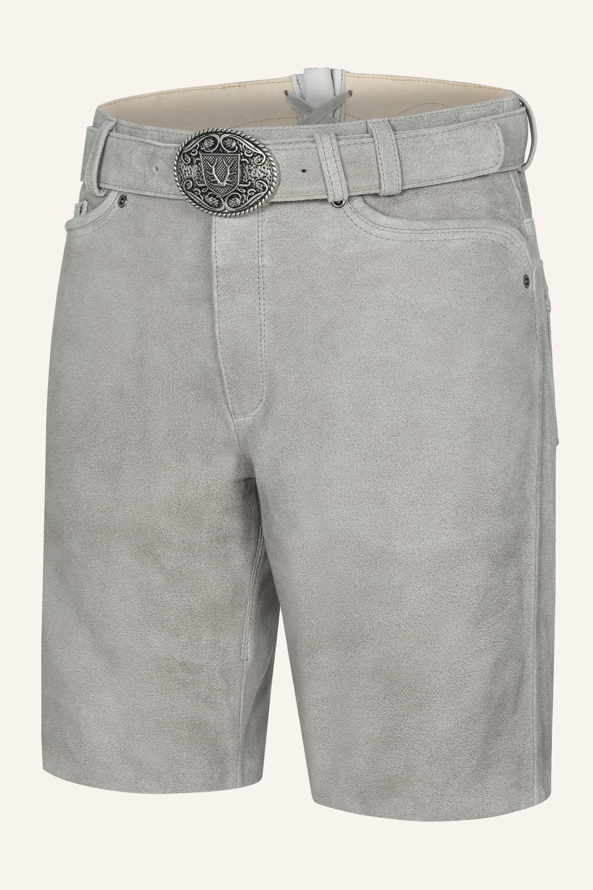 Lederhose Jari mit Gürtel