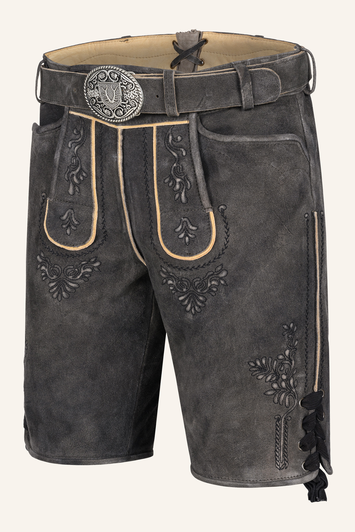 Lederhose Marenor mit Gürtel