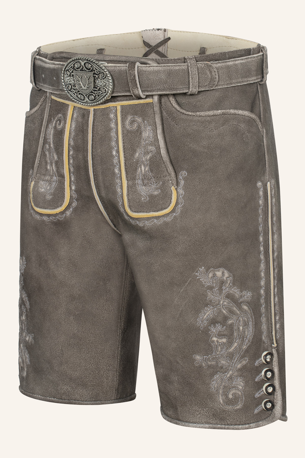 Lederhose Howard mit Gürtel