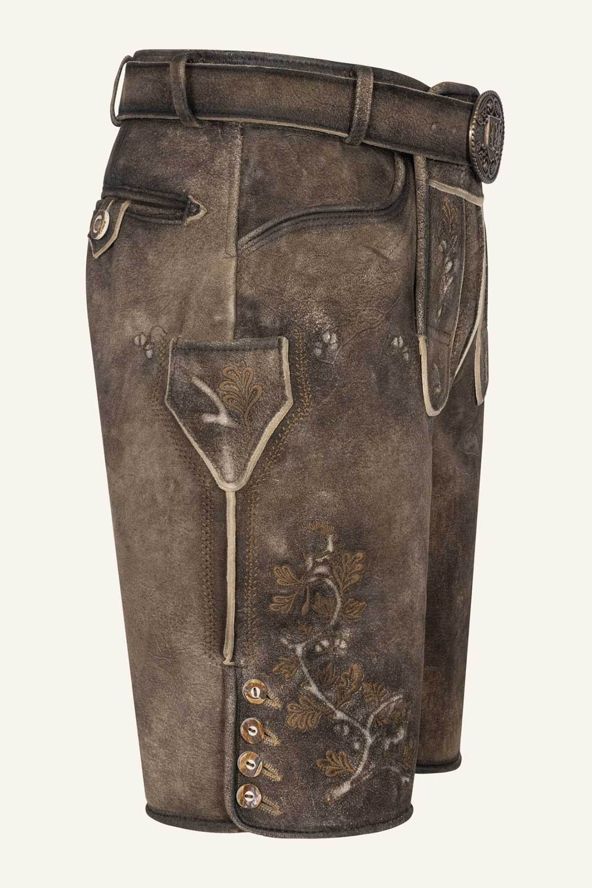 Lederhose Wanja mit Gürtel
