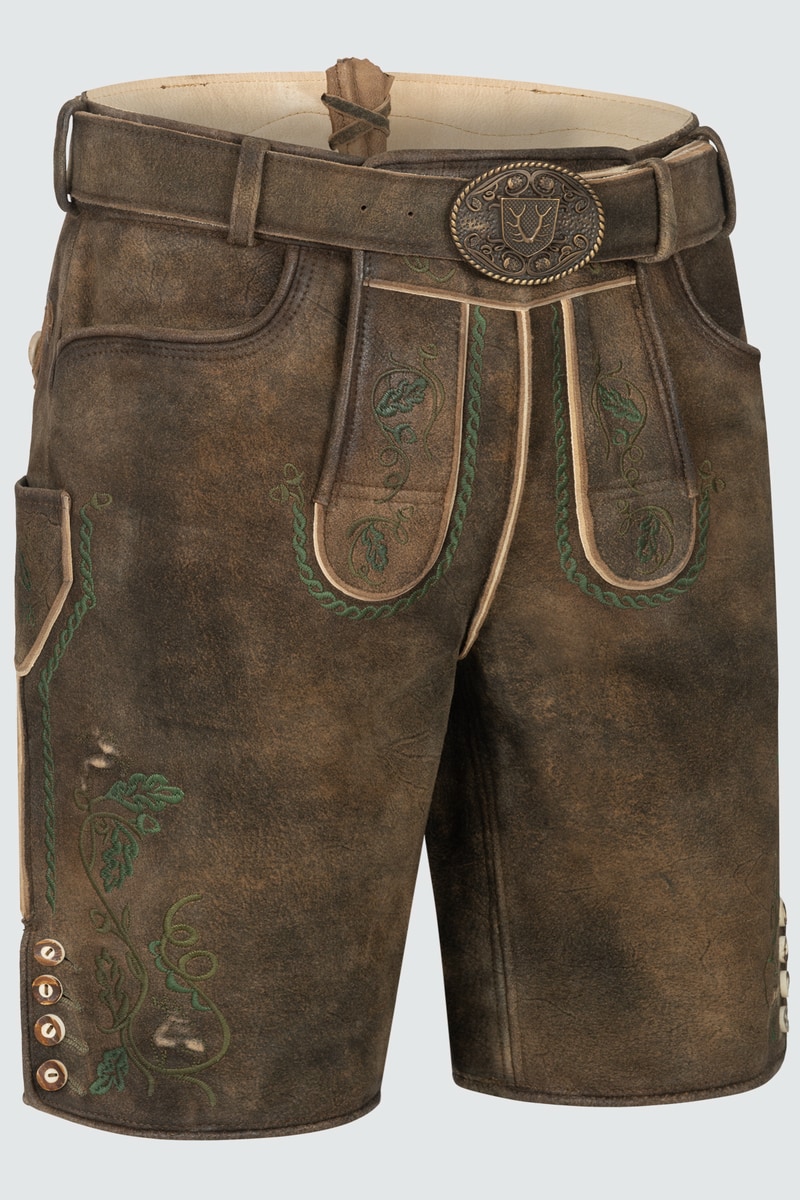 Lederhose Tarius mit Gürtel
