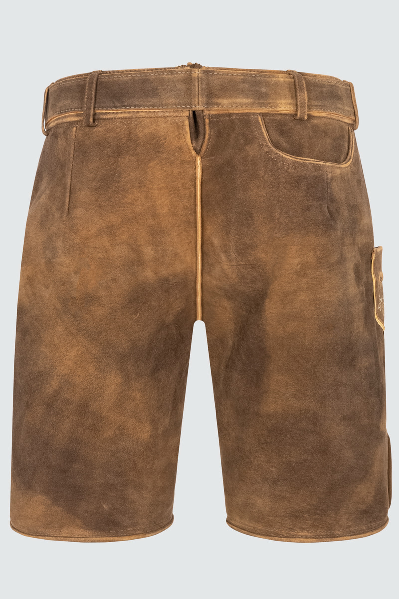 Lederhose Lennard mit Gürtel