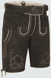Lederhose Balian mit Gürtel