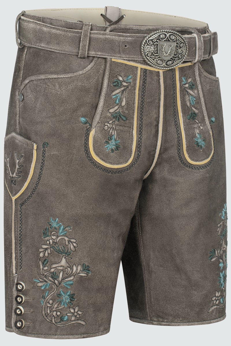 Lederhose Jorrit mit Gürtel