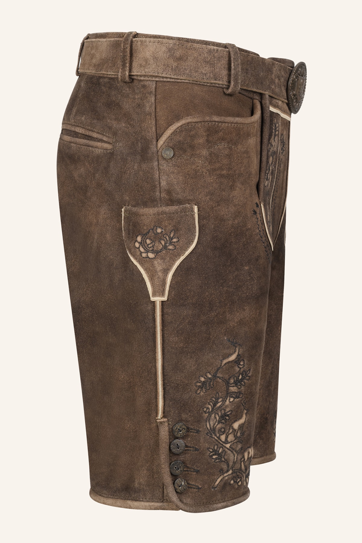 Lederhose Mischa mit Gürtel