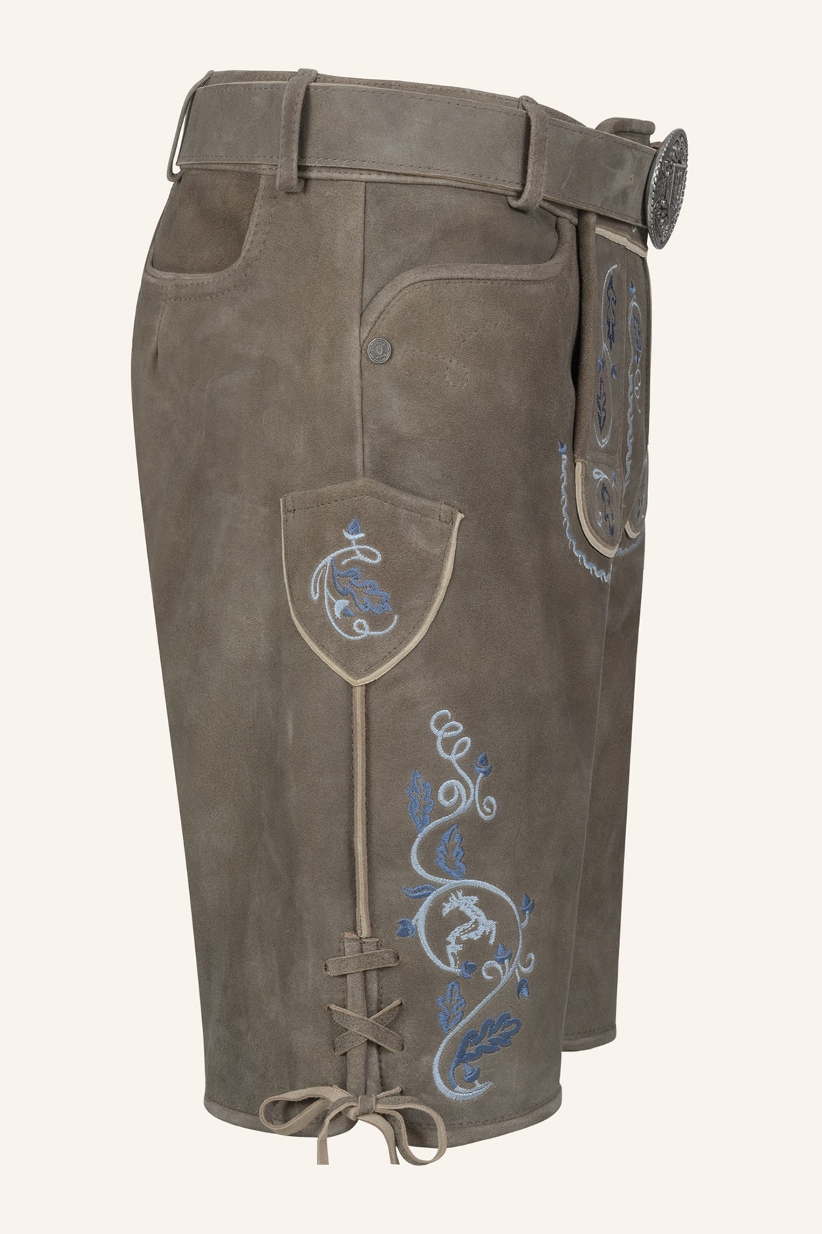 Lederhose Malik mit Gürtel