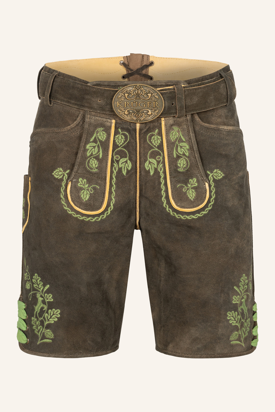 Lederhose Cassius with Belt