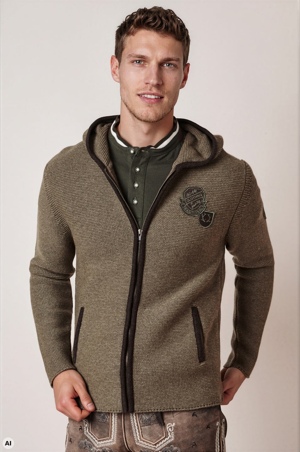 Strickhoodie Bastian