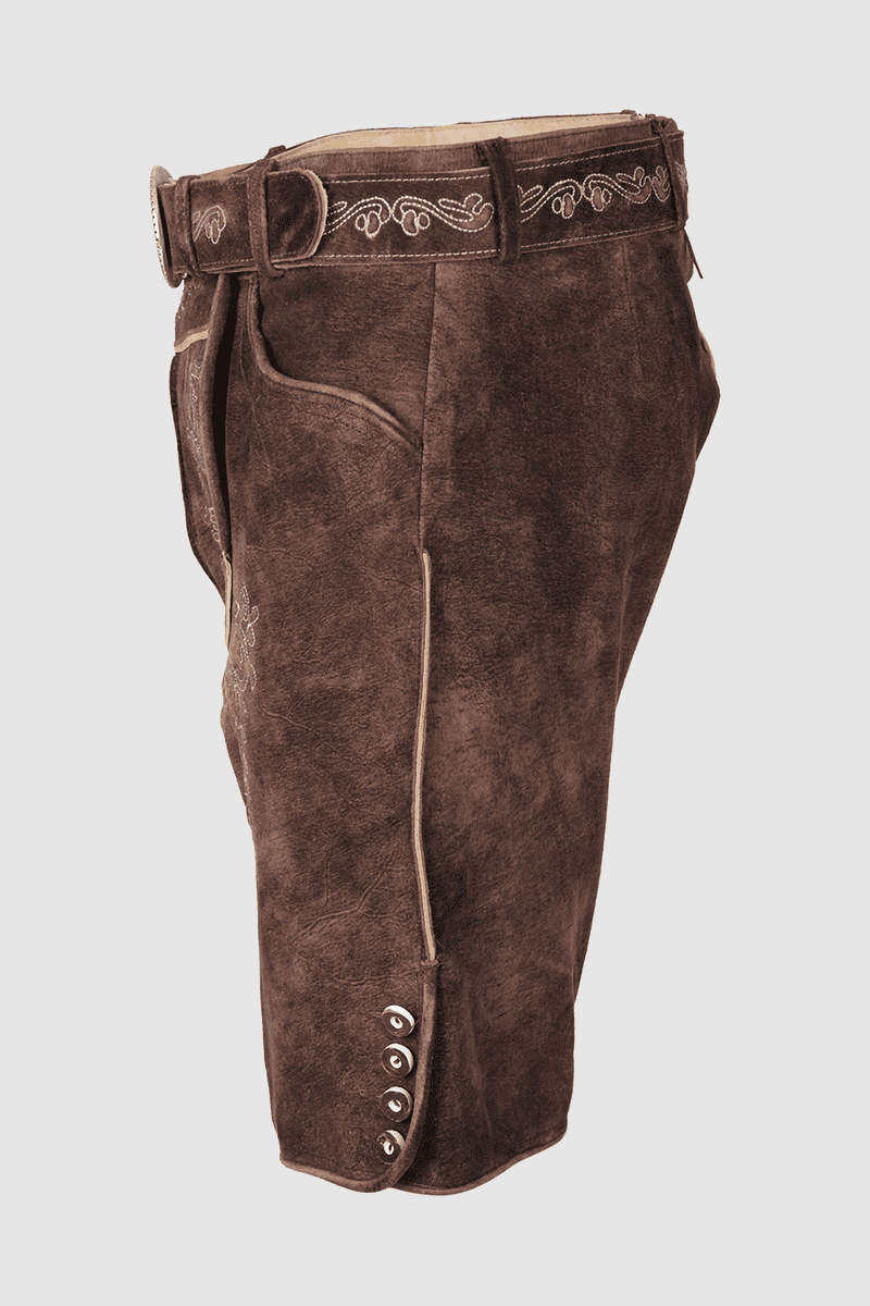Lederhose Taro mit Gürtel