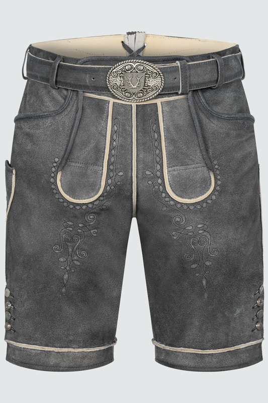 Krüger Trachtenlederhose Kuno mit Gürtel Herren günstig online kaufen