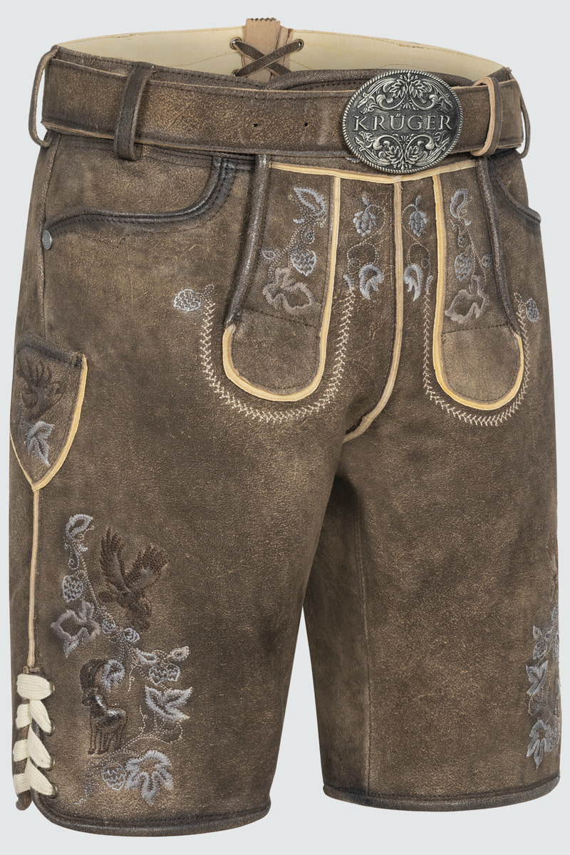Lederhose Ulli with belt