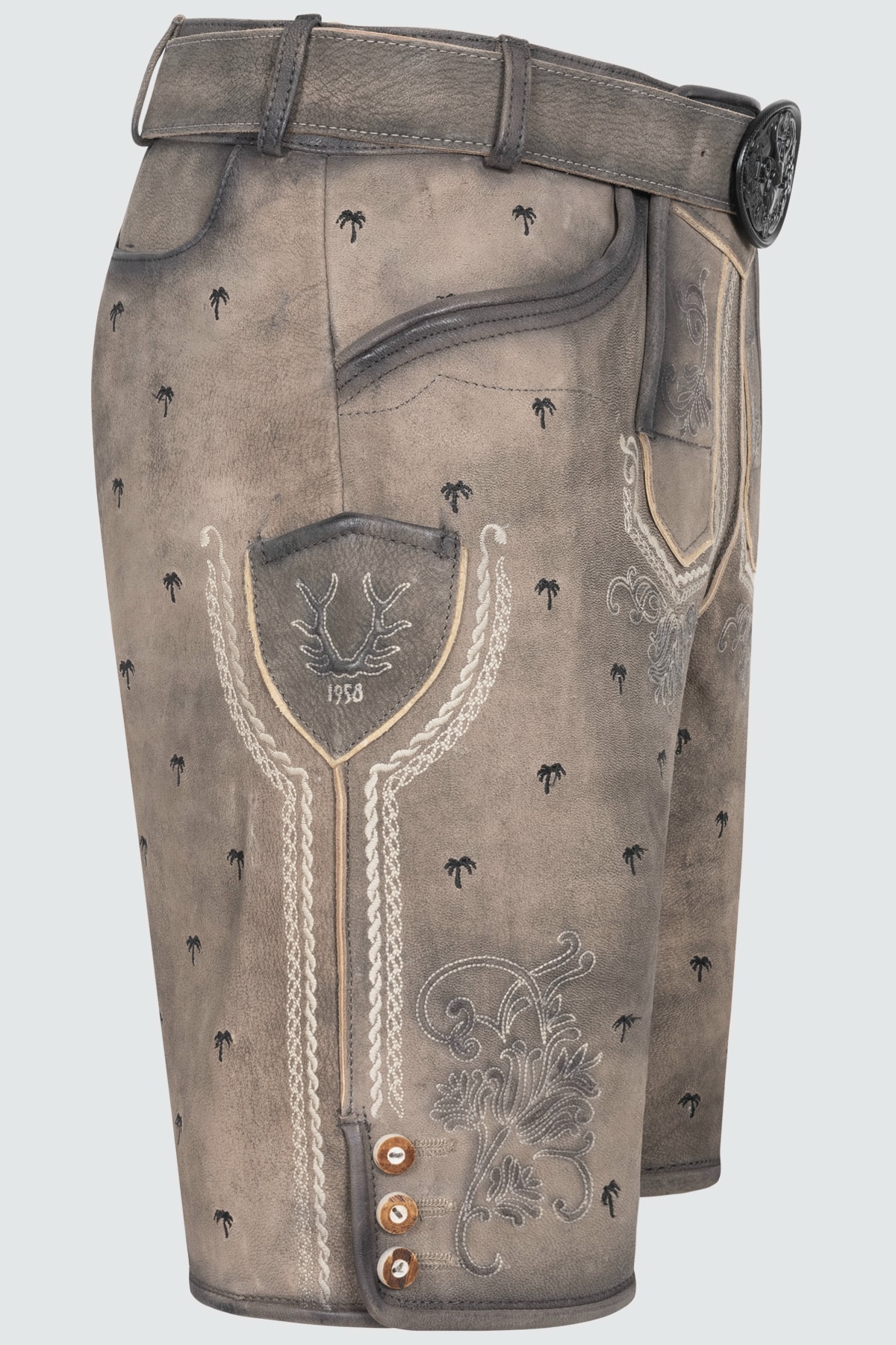 Lederhose Benni with belt