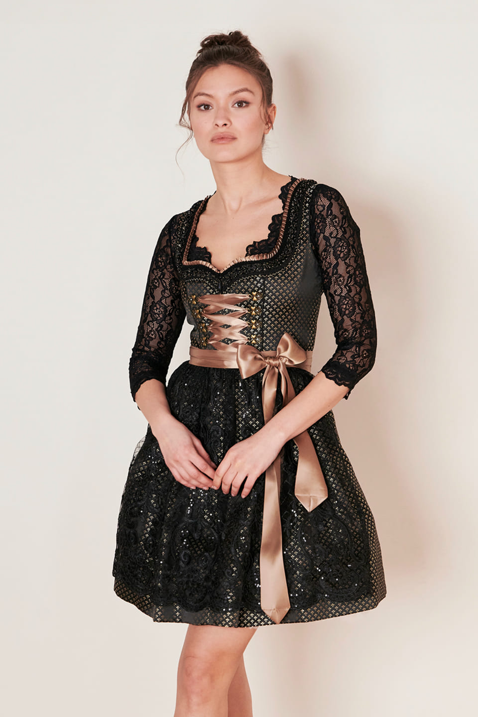Dirndl Odette schwarz
