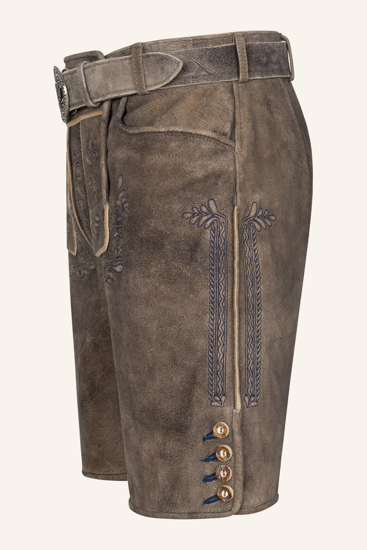 Lederhose Karim with belt