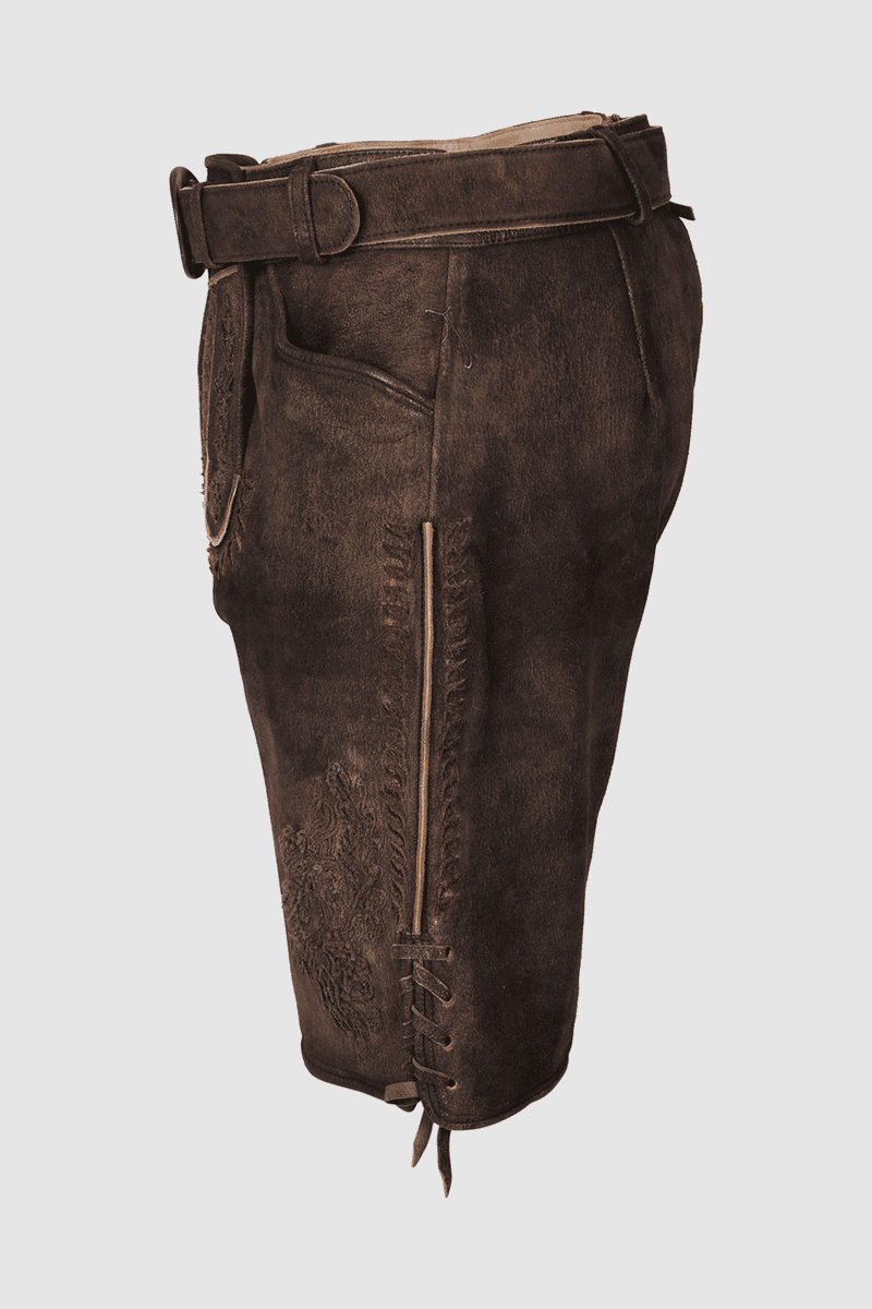 Lederhose Elliot mit Gürtel