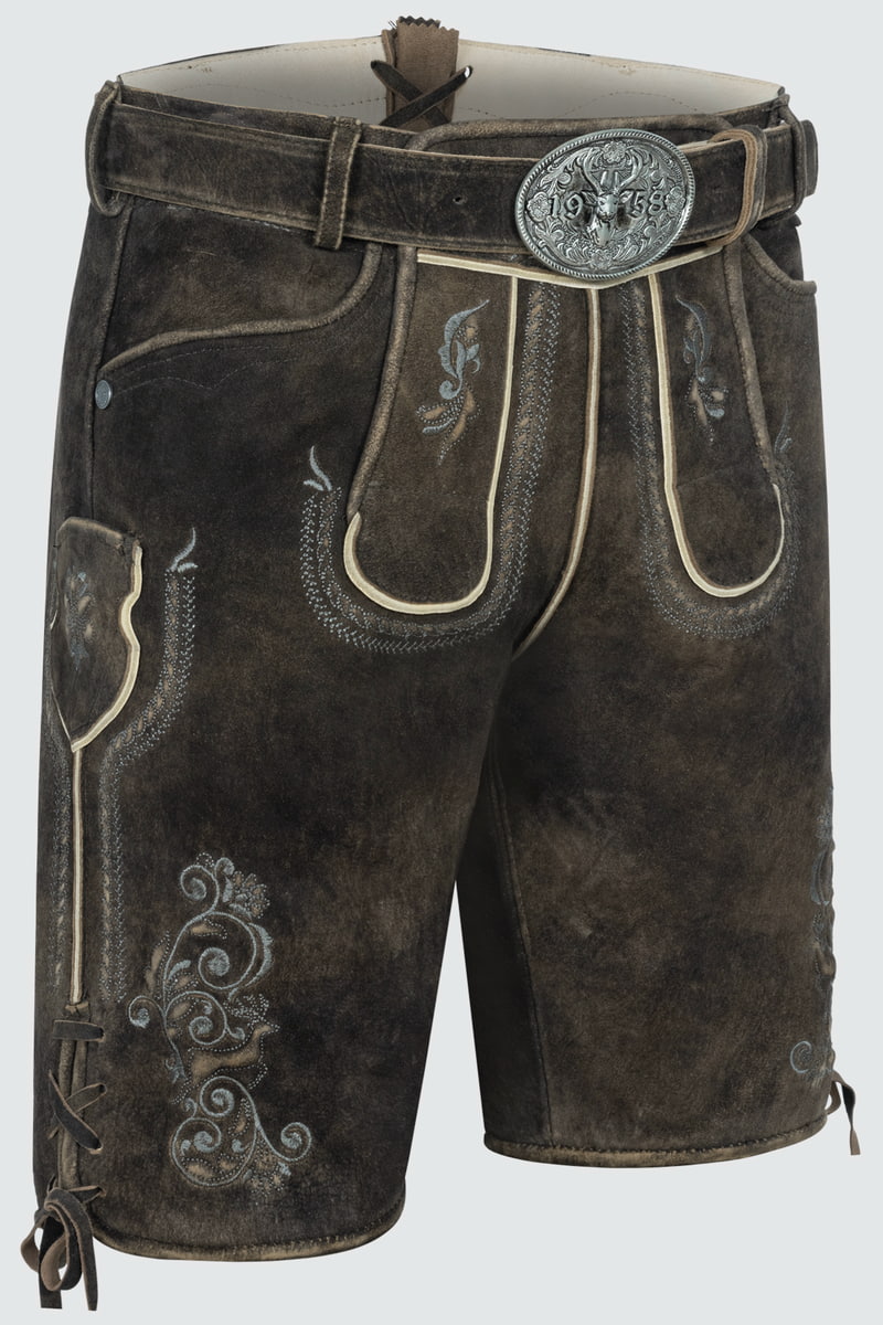 Lederhose Gideon mit Gürtel