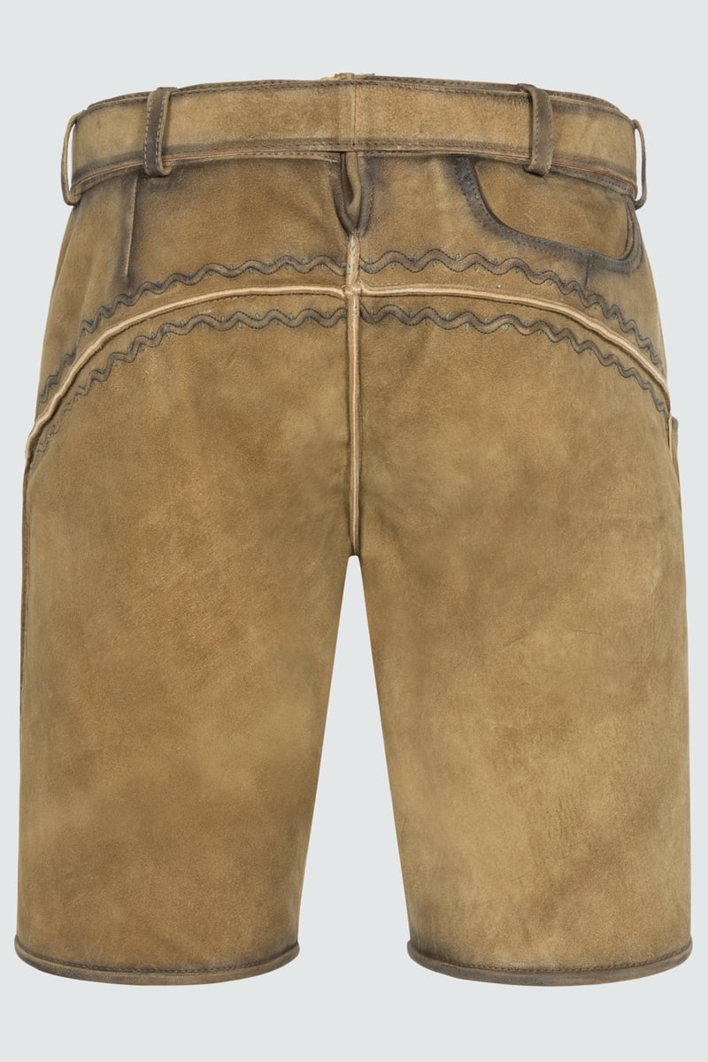 Lederhose Juan mit Gürtel