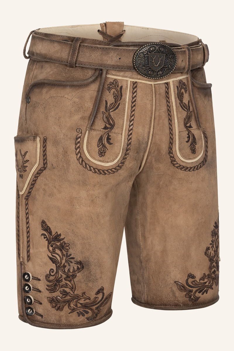 Lederhose Devian with belt