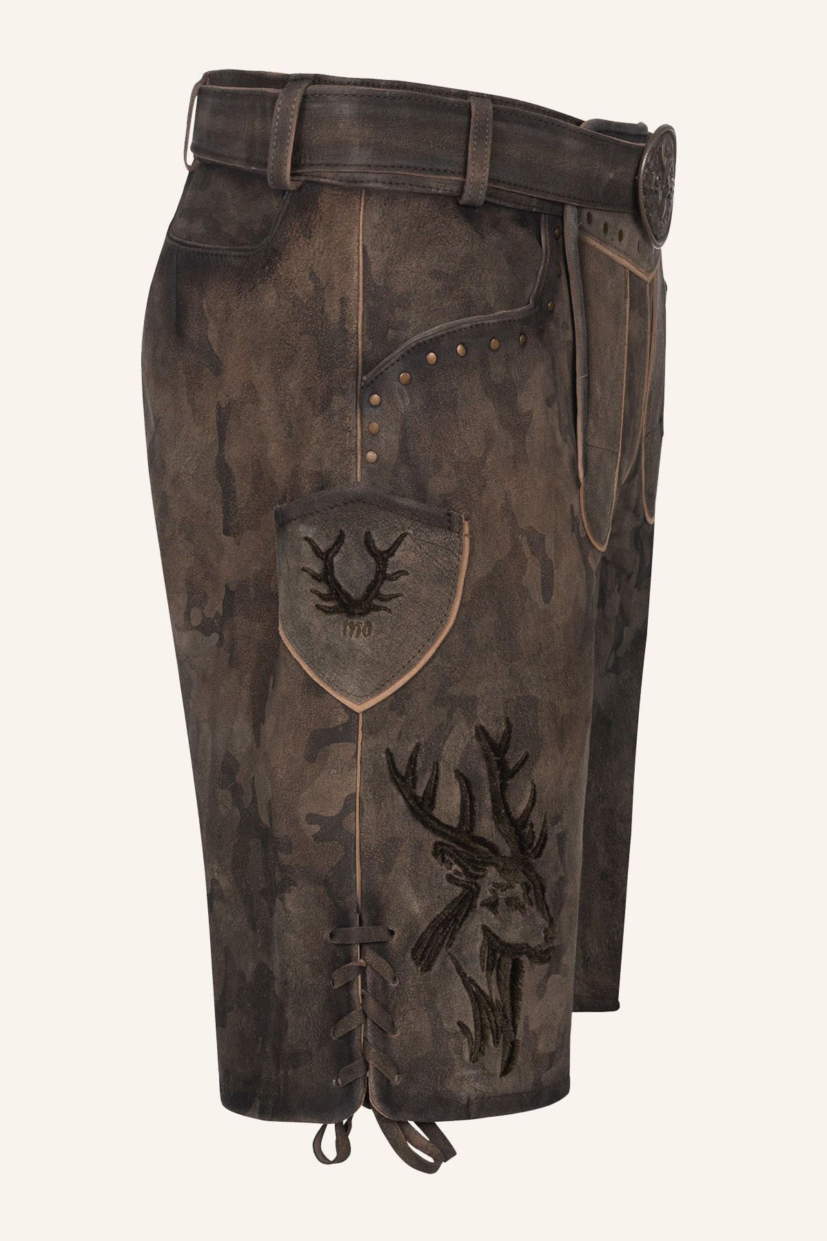 Lederhose Matze with belt 