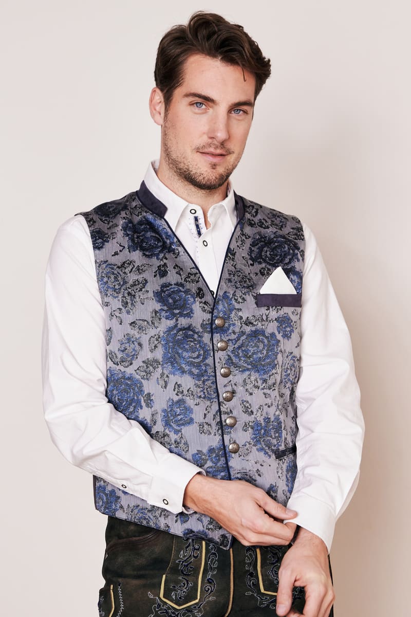 samt trachtenweste herren