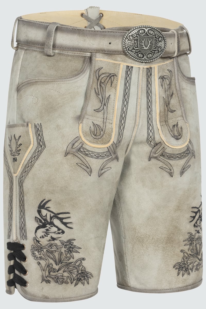 Lederhose Kaui mit Gürtel