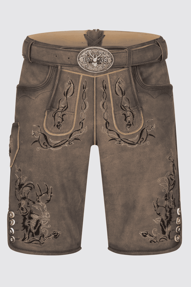 Lederhose Joscha mit Gürtel