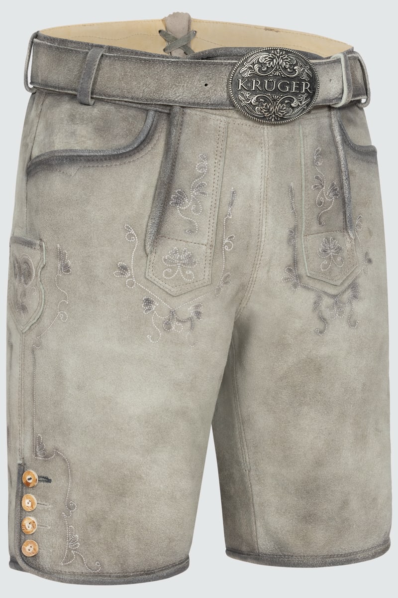 Lederhose Lenny mit Gürtel