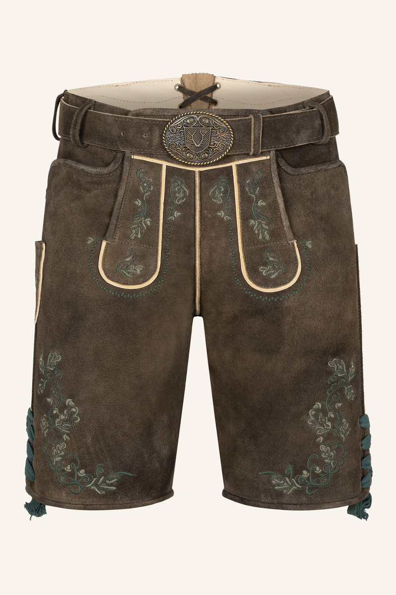 Lederhose Trever mit Gürtel