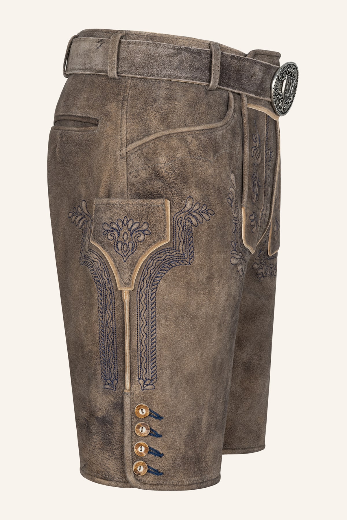 Lederhose Karim with belt
