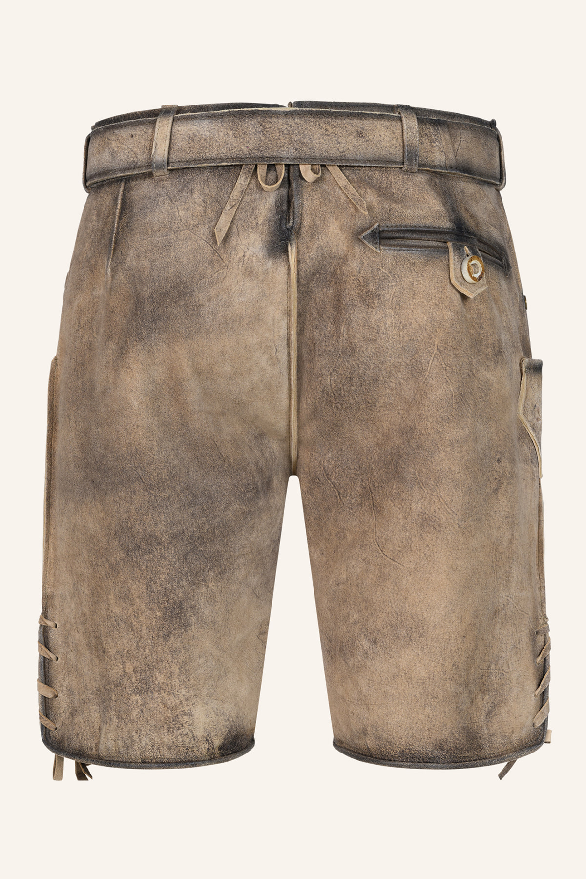 Lederhose Melo mit Gürtel