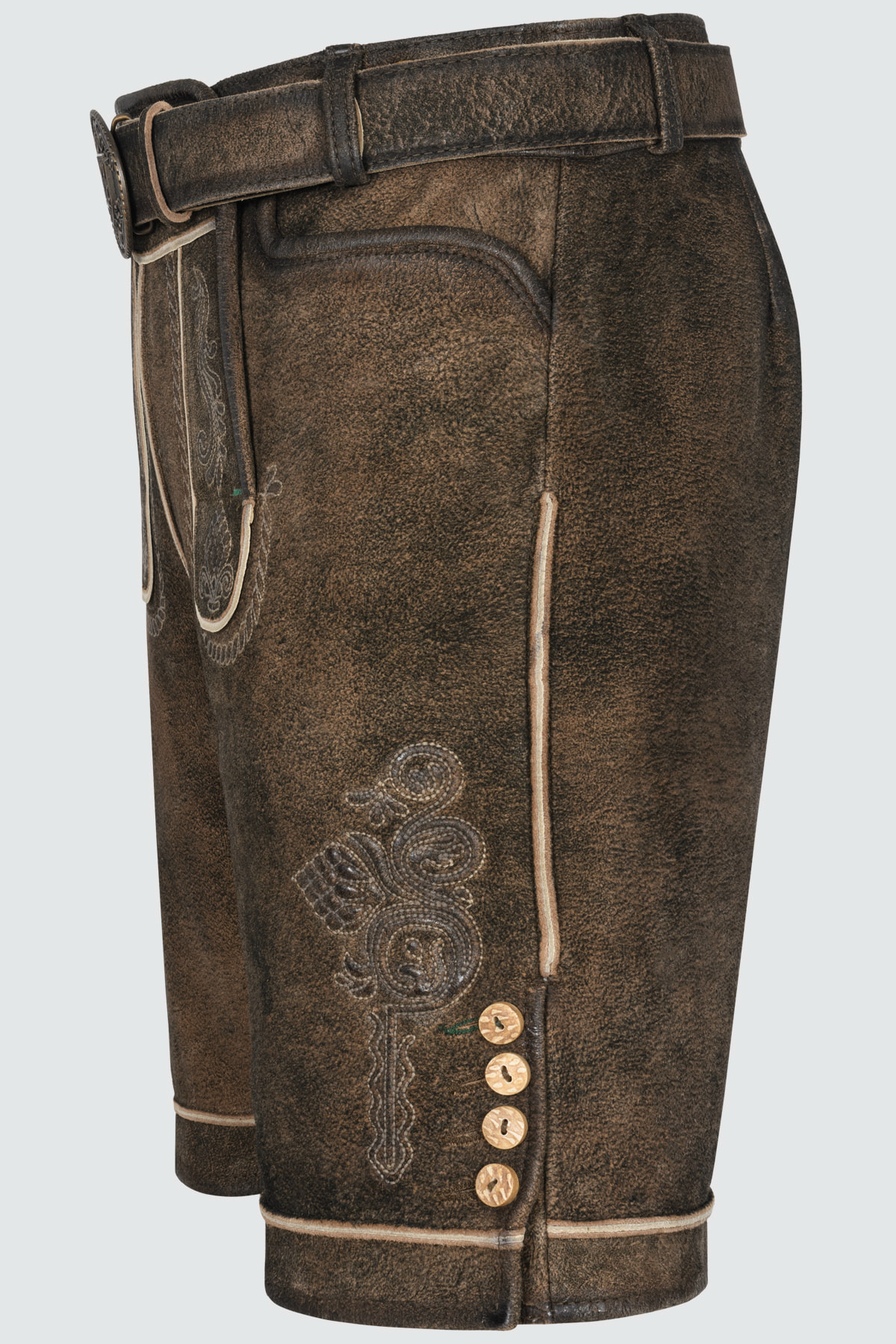 Lederhose Waris mit Gürtel