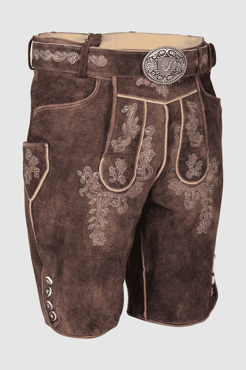 Lederhose Taro mit Gürtel