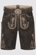 Lederhose Orlando mit Gürtel