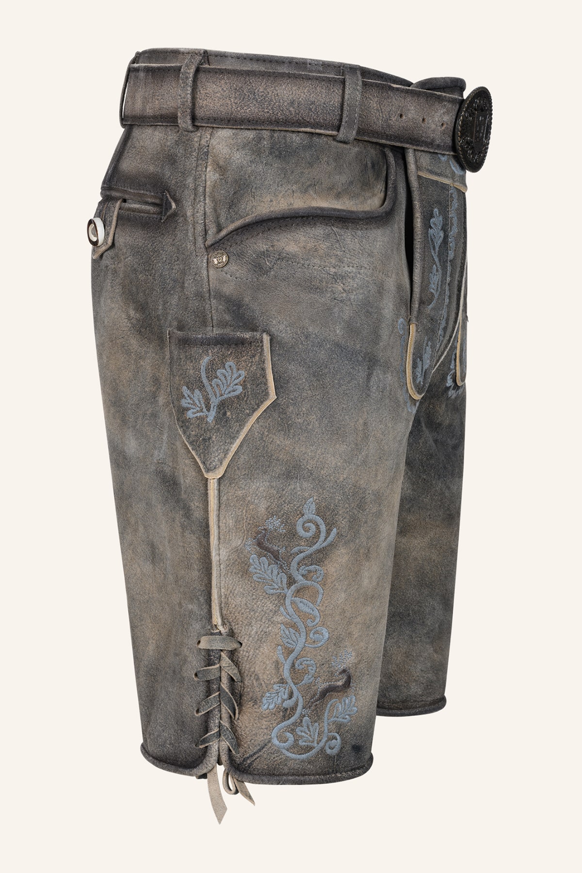 Lederhose Melo mit Gürtel