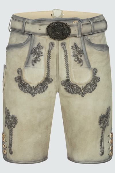 Lederhose Aric mit Gürtel