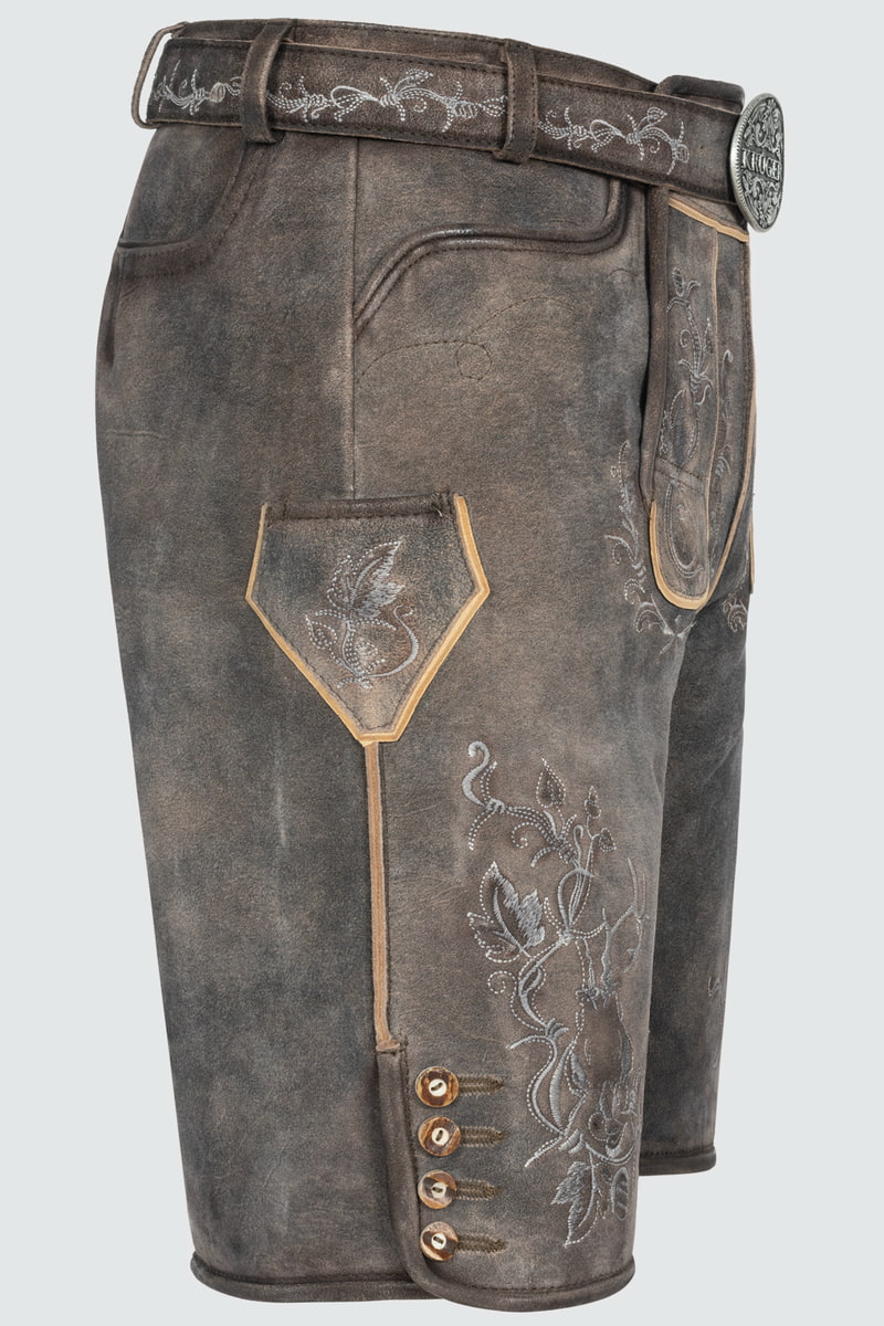 Lederhose Malek mit Gürtel