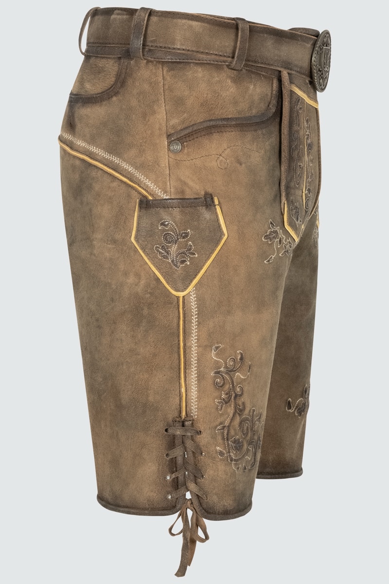 Lederhose Gregor mit Gürtel