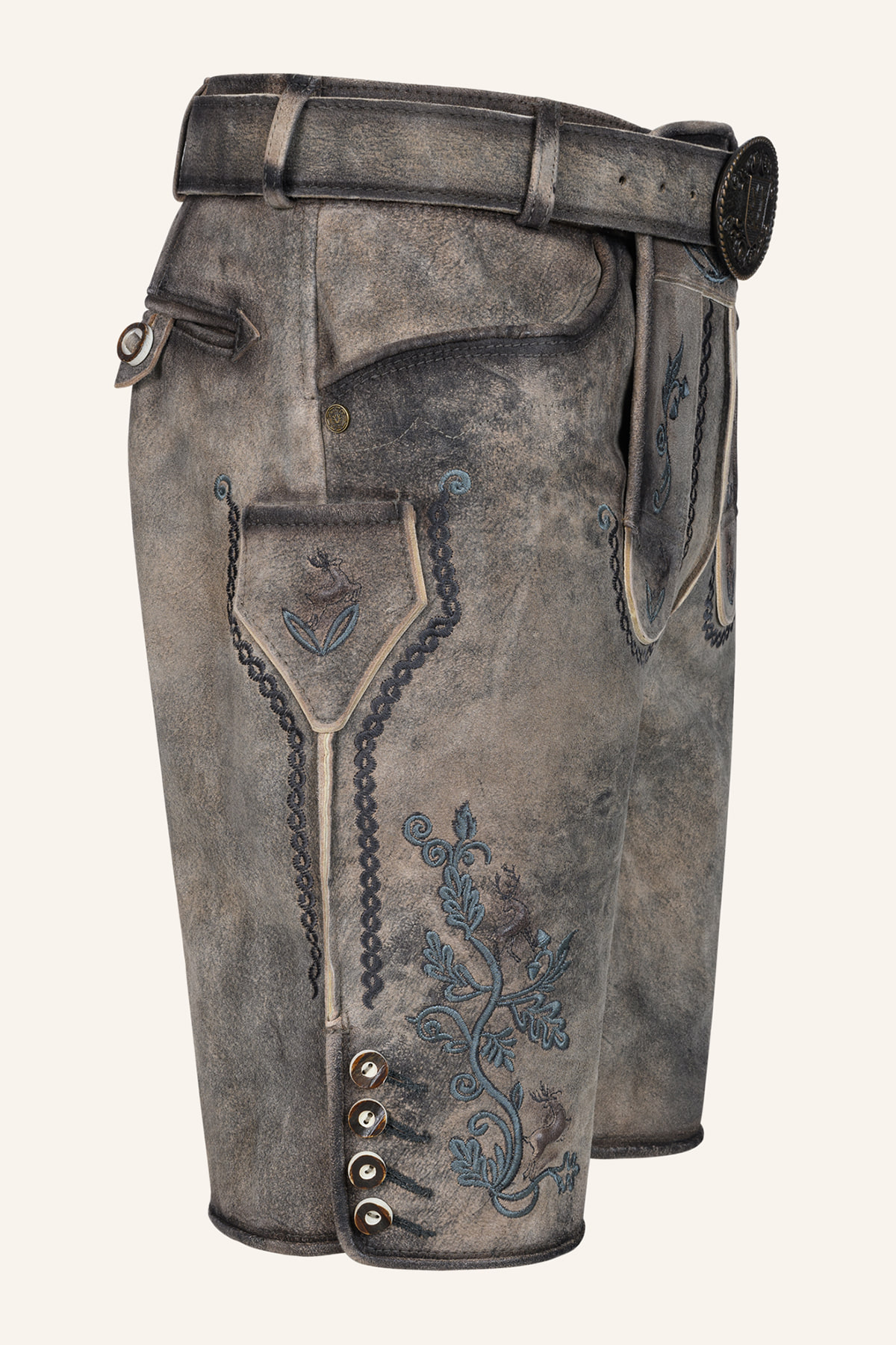 Lederhose Kaelion mit Gürtel