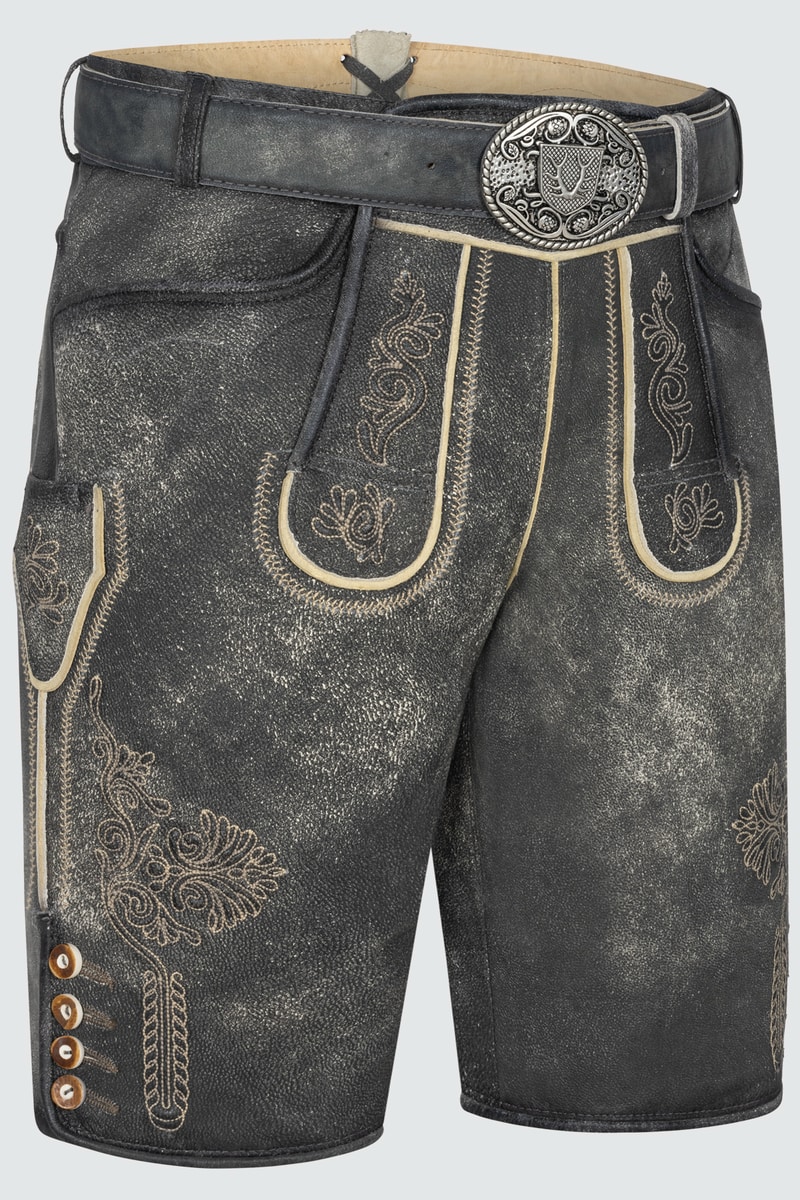 Lederhose Kieran mit Gürtel