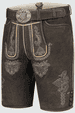 Lederhose Vinc mit Gürtel